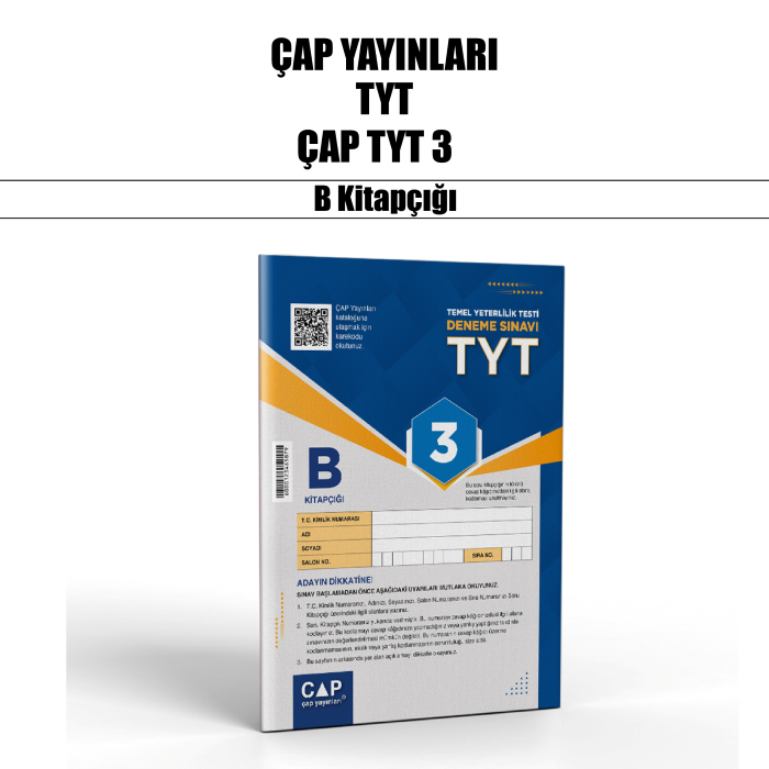 ÇAP YAYIN TYT SNV 3-B - 25-26